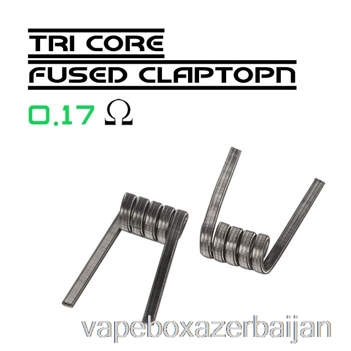 Vape Azerbaijan Wotofo Comp Wire - Prebuilt Coils 0.17ohm Tri-Core Fused Clapton - Pack of 10